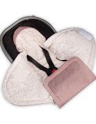 Nor Pufos Paturica universala pentru scoica auto Sleepee din bumbac Blossom Pink Sleepee 3 Tog