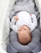 Nor Pufos Perna cu adancitura impotriva plagioencefalie Royal Baby gri Sleepee