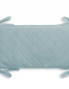 Nor Pufos Protectie laterala pentru patut pachet 3x60 cm catifea Sage Green