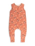 Nor Pufos Sac de dormit cu 2 fete din bumbac cu picioare 6-12 luni Animale de Epoca AriciCream Sleepee 2.5 Tog
