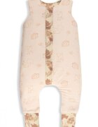 Nor Pufos Sac de dormit cu 2 fete din bumbac cu picioare 6-12 luni XS animale de Epoca almondcream Sleepee 2.5 Tog