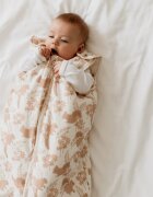 Nor Pufos Sac de dormit din bumbac 0-4 luni Newborn Animale de Epoca Almond Sleepee