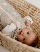 Nor Pufos Sac de dormit din bumbac 0-4 luni Newborn Animale de Epoca Almond Sleepee