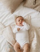 Nor Pufos Sac de dormit din bumbac 0-4 luni Newborn Animale de Epoca Almond Sleepee