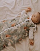 Nor Pufos Sac de dormit din bumbac 0-4 luni Newborn Boho Green Sleepee 25 tog