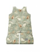 Nor Pufos Sac de dormit din bumbac 0-4 luni Newborn Boho Green Sleepee 25 tog