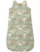 Nor Pufos Sac de dormit din bumbac 0-4 luni Newborn Boho Green Sleepee 25 tog