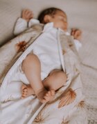 Nor Pufos Sac de dormit din bumbac 0-4 luni Newborn Boho Sand Sleepee 25 tog