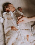 Nor Pufos Sac de dormit din bumbac 0-4 luni Newborn Boho Sand Sleepee 25 tog