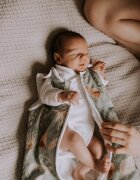 Nor Pufos Sac de dormit din bumbac 0-4 luni Newborn Eucalipt Sleepee 25 tog