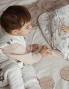 Nor Pufos Sac de dormit din bumbac 0-4 luni Newborn Eucalipt Sleepee 25 tog