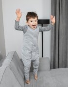 Nor Pufos Sac de dormit din bumbac 3-4 ani Gri inchisDeschis Sleepee 2.5 tog