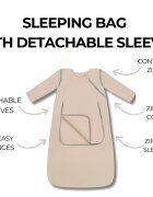 Nor Pufos Sac de dormit din bumbac 6-24 luni Gri Sleepee 25 Tog