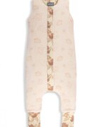 Nor Pufos Sac de dormit din bumbac cu 2 fete 1-2 ani Animale de Epoca AlmondCream Sleepee 2.5 tog