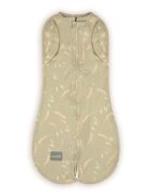 Nor Pufos Saculet din bumbac Swaddle pentru infasat + caciulita Second Step Meadow Sleepee
