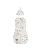 Nor Pufos Saculet Swaddle pentru infasat + caciulita Second Step Bloom 0.2 Tog Sleepee