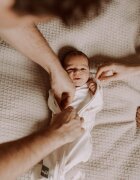 Nor Pufos Saculet Swaddle pentru infasat + caciulita Second Step Boho Sleepee