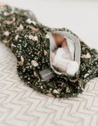 Nor Pufos Saculet Swaddle pentru infasat + Caciulita Second Step Forest Green Sleepee