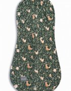 Nor Pufos Saculet Swaddle pentru infasat + Caciulita Second Step Forest Green Sleepee