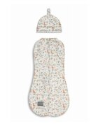 Nor Pufos Saculet swaddle pentru infasat + caciulita Second Step Forest Ivory Sleepee