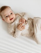 Nor Pufos Saculet Swaddle pentru infasat din bumbac + caciulita Animale de Epoca cream Sleepee