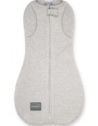 Nor Pufos Saculet swaddle pentru infasat din bumbac + caciulita Second Step bej Sleepee