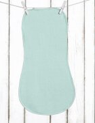 Nor Pufos Saculet swaddle pentru infasat din bumbac + caciulita Second Step menta Sleepee