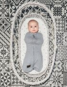 Nor Pufos Saculet swaddle pentru infasat nou nascut + caciulita First Step bej Sleepee