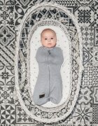 Nor Pufos Saculet swaddle pentru infasat nou nascut + caciulita First Step bej Sleepee