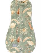 Nor Pufos Saculet swaddle pentru infasat nou nascut + caciulita First Step Boho Green 0.2 Tog Sleepee