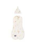 Nor Pufos Saculet Swaddle pentru infasat nou nascut + caciulita First Step Boho Sleepee