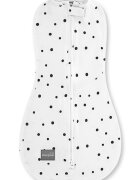 Nor Pufos Saculet Swaddle pentru infasat Nou Nascut + caciulita First Step Dots 0.2 Tog Sleepee