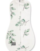 Nor Pufos Saculet Swaddle pentru infasat nou nascut + caciulita First Step Eucalipt Sleepee