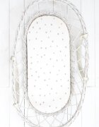 Nor Pufos Set 2 cearceafuri cu elastic pentru landoucosulet bebe Bumbac BirdPuncte Sleepee
