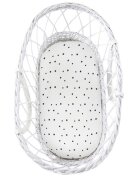 Nor Pufos Set 2 cearceafuri cu elastic pentru landoucosulet bebe Bumbac Jungle PlantPuncte Sleepee