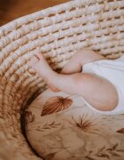 Nor Pufos Set 2 cearsafuri cu elastic pentru landoucosulet bebe Boho SandBoho Botanic Sleepee