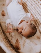 Nor Pufos Set 2 cearsafuri cu elastic pentru landoucosulet bebe Boho SandBoho Botanic Sleepee