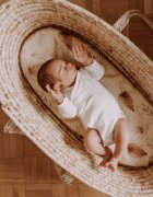 Nor Pufos Set 2 cearsafuri cu elastic pentru landoucosulet bebe Boho SandBoho Botanic Sleepee