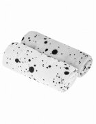Nor Pufos Set 2 scutece muselina Bambus AlbGri 75x75 cm Sleepee