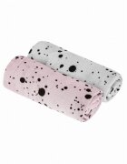 Nor Pufos Set 2 scutece muselina Bambus GriRoz 75x75 cm Sleepee