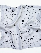 Nor Pufos Set 3 Museline din bambus Dots AlbastruAlbGri Sleepee