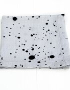 Nor Pufos Set 3 Museline din bambus Dots AlbastruAlbGri Sleepee