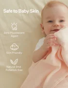 Nor Pufos Set 4 museline din bambus si bumbac 120 x 120 cm Swaddle