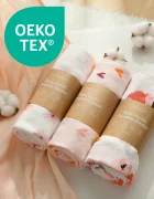 Nor Pufos Set 4 museline din bambus si bumbac 120 x 120 cm Swaddle