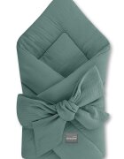Nor Pufos Wrap Babyhorn pentru nou nascut Ocean Green Sleepee