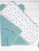 Nor Pufos Wrap cu urechi Babyhorn pentru nou nascut Royal Baby Green Sleepee