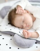 Nor Pufos Wrap cu urechi Babyhorn pentru nou nascut Royal Baby Gri Sleepee