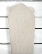 Nor Pufos Wrap cu urechi Babyhorn pentru nou nascut Royal Baby Sand Sleepee
