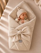 Nor Pufos Wrap din bumbac Babyhorn pentru nou nascuti Love Sleepee