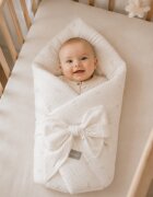 Nor Pufos Wrap din bumbac Babyhorn pentru nou nascuti Nature Sleepee